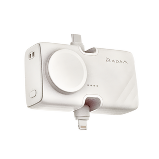 ADAM elements 亞果元素 三合一 折疊口袋行動電源 GRAVITY 3, 80x45x34 公釐, 白色