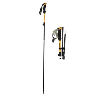 鋁合金登山杖, 4 x 4 x 63~133cm, 金沙黃, 1支