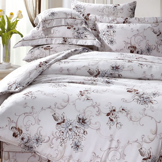 47羅蔓莎 涼感 60支 天絲涼被 雙面A版花色, 195 x 150cm, 羅蔓莎