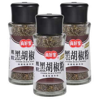 真好家 黑胡椒粗粒, 30g, 3瓶