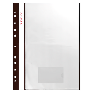 DaTaBanK 三田文具 11孔輕便軟質資料簿 附名片袋 31*24cm, 10頁, 6本