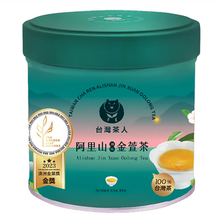 台灣茶人 阿里山風味金萱茶，100%台灣茶, 40g, 1入, 1罐