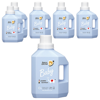 KU.KU Duckbill 酷咕鴨 Baby酵素洗衣精 溫和不刺激, 1.2L, 6瓶