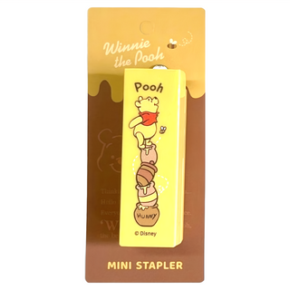 norns 迪士尼可攜式釘書機 小熊維尼, 黃色, 1個