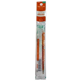 Pentel 飛龍文具 i plus Sliccies 鋼珠筆替芯 多色筆用 0.4mm, 橙色, 10支
