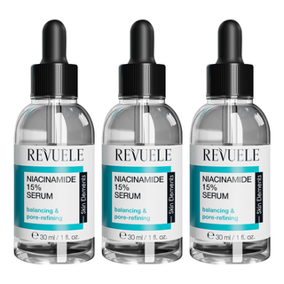 REVUELE 菸鹼醯胺15%細膚安瓶精華 平衡毛孔, 30ml, 3瓶