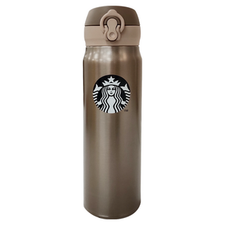 STARBUCKS 星巴克 隨身瓶, 光澤金, 600ml, 1個