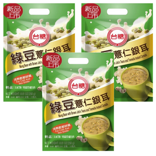 台糖 綠豆薏仁銀耳, 冷熱飲皆宜, 250g, 3袋