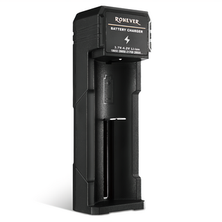 RONEVER 鋰電池充電器 1A PC400 36 x 30 x 110mm 36g, 1個