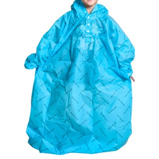 久大洋傘 eva微笑雨天兒童雨衣 輕便防水 可愛造型 讓孩子雨天也能開心出遊, 藍色, S, 1入