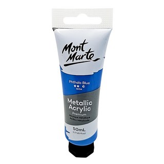 蒙瑪特 50ml 金屬藍 PMMT5005 1入 金屬質感 壓克力顏料