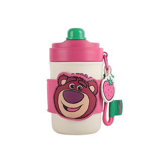 BEDDYBEAR 杯具熊 扭扭咖啡保溫杯, 扭扭草莓熊, 430ml, 1個