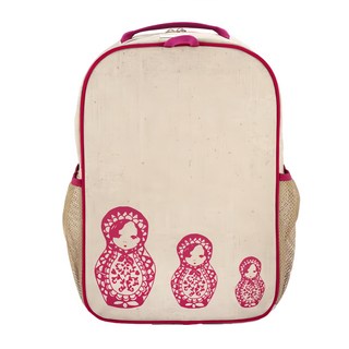 SOYOUNG 後背書包-粉紅 可愛娃娃造型 輕巧耐用, 1入