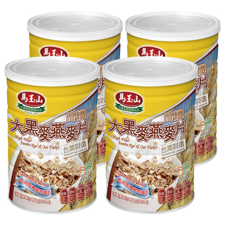 馬玉山 高纖大黑麥燕麥片, 800g, 4罐