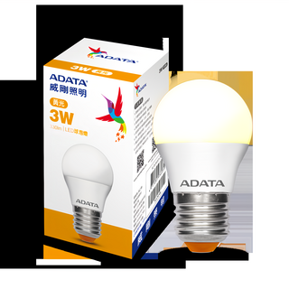 ADATA 威剛 高效能LED燈泡 3W, 1入