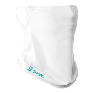 Greaten 極騰 抗UV快乾涼爽面罩, 白色, 1個