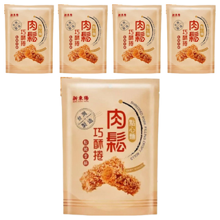 新東陽 肉鬆巧酥捲 點心麵 酥脆香酥, 130g, 5袋