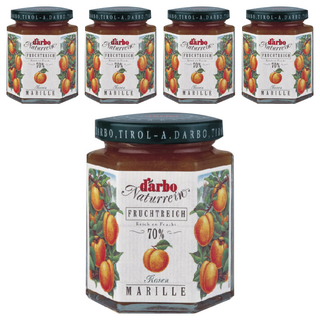 d'arbo 徳寶 奧地利70%果肉杏桃果醬 200g, 5罐
