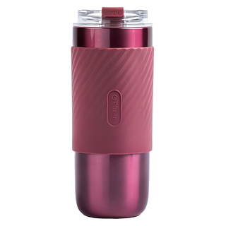EQURA 一克拉 MINI隨行杯 520ml 玫瑰紅, 杯身內膽SUS316不鏽鋼, 外膽SUS304不鏽鋼, 1個