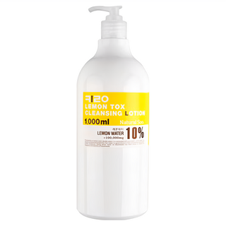 KIROCOS Natural Soo 檸檬卸妝乳 含有10%檸檬水, 1L, 1瓶