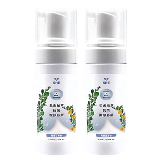 SHE思高 私密植萃抗菌潔淨慕斯, 無香日用型, 150ml, 2瓶