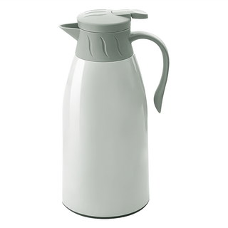 AHOYE 密封防漏真空保溫壺/咖啡壺/熱水壺, 1個, 1.6L, 白色