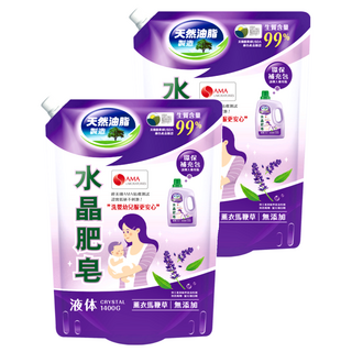 南僑水晶 肥皂液體 補充包 薰衣馬鞭草, 1.4kg, 12包