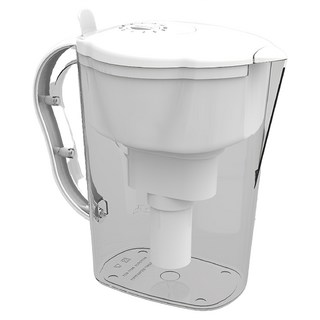 ALYA 歐漾 中空絲膜濾水壺 PI-02W-UF, 白色 + 透明色, 3.5L, 1個