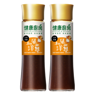 健康廚房 和風洋蔥拌醬, 清爽不油膩, 輕食低負擔, 不添加防腐劑, 200ml, 2瓶