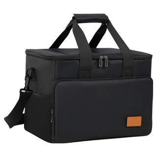 HOMER 大容量牛津布保溫袋 25L 黑色, 1個, 34 x 25 x 26cm