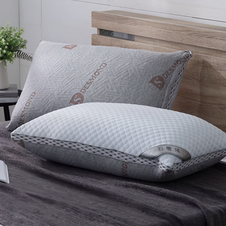 DESMOND 岱思夢 冰火石墨烯獨立筒枕 2入組, 66顆獨立筒, 涼感紗纖維, 南亞A級超細纖維填充, 72 x 45cm, 1組, 灰色