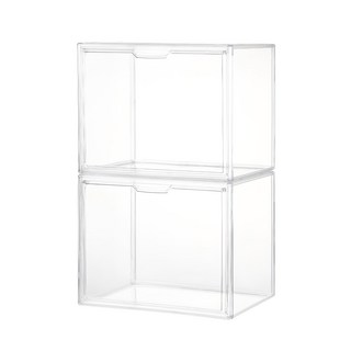 Comet 多用途透明展示盒, 2個, 透明