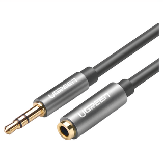 UGREEN 綠聯 3.5mm 音源延長線 3m, AV118, 黑色, 1條