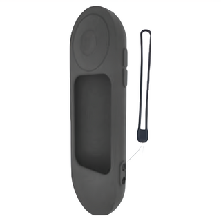 chromecast 4 遙控器專用掛繩矽膠保護套-黑 柔軟矽膠材質, 單一商品, 1入