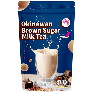 BOBA CHiC 徐可波 沖繩黑糖奶茶，炭香黑糖風味，台灣紅茶，453g, 1包