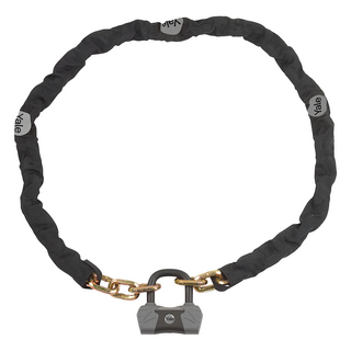 Yale 耶魯 自行車鏈條鑰匙鎖, 1個, 黑色