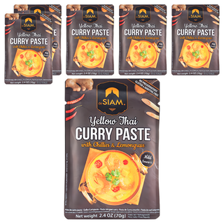 deSIAM 暹羅泰式黃咖哩膏, 70g, 6包