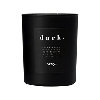 WXY. 香氛蠟燭 dark, 柚木&岩蘭草, 200g, 1件