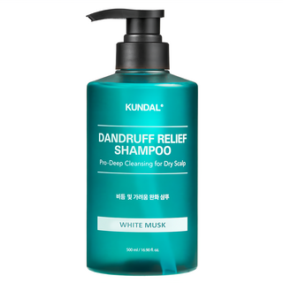 KUNDAL 昆黛爾 全效去屑洗髮露 白麝香, 500ml, 1瓶