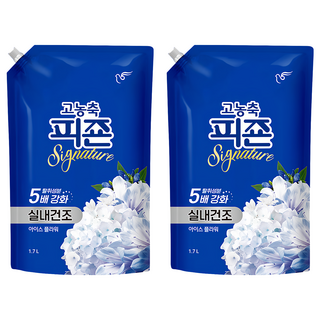 碧珍 Signature系列 室內晾衣柔軟精 Ice Flower 補充包 1.7L, 2包