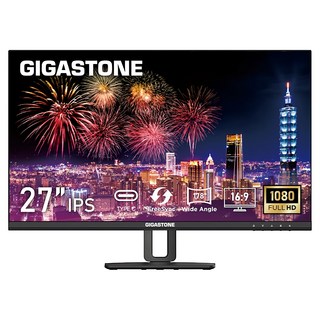 GIGASTONE LM-27FF5H IPS 100Hz USB-C極窄邊框 FHD護眼顯示器, 1個, 27吋