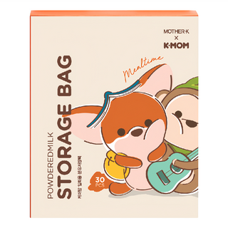 K-MOM 小淘氣奶粉儲存袋240ml 拋棄式設計 方便外出攜帶, 30個, 1盒