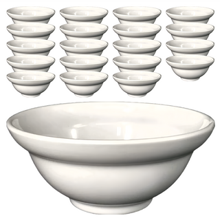 TATUNG 大同磁器 生意碗 天井 3號 4.5吋 陶瓷碗 飯碗 湯碗 小菜碗, 白色, 20個