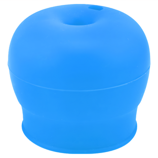 haakaa 萬用防溢漏吸管杯套 矽膠材質, 藍色, 1個, 7 x 7 x 6cm