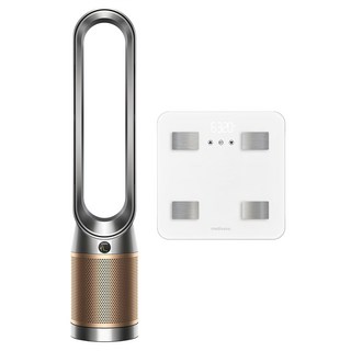 dyson 戴森 2合1甲醛偵測涼風空氣清淨機 TP12，鎳金色，搭配MEDISANA體脂計，淨化涼風一次到位