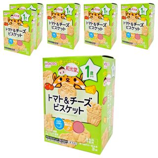WaKODO 和光堂 1歲起 餅乾 3袋入, 番茄 + 起司, 34.5g, 6盒