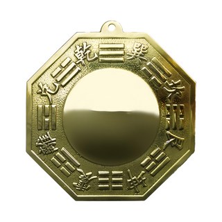 純銅鎮宅 八卦凸鏡, 11cm, FA-3308-1, 1個