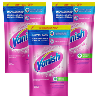 Vanish 漬無蹤 衣物去漬液, 425ml, 3包