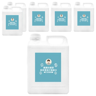 BUBUBOSS 寶寶防護罩 車用次氯酸水 嬰幼適用 無色無味 輕巧補充瓶, 2L, 6瓶