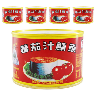 同榮 番茄汁鯖魚罐頭, 425g, 5罐